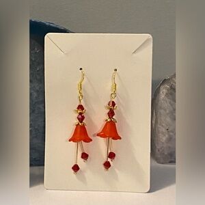 NEW Acrylic flower earrings